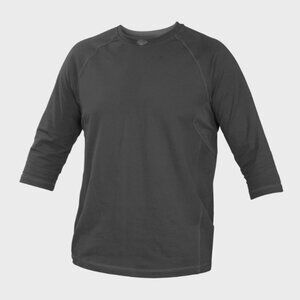 Rawlings Adult Graphite 34 lenght Sleeve shirt - Size L - Athletic Raglan Shirt
